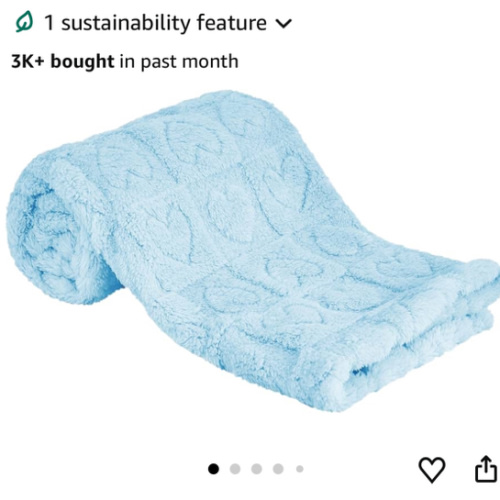 Sherpa Fleece Baby Blanket Heart Checkered Blanket, Oeko-Tex Certified. Ultra Soft Fluffy Premium Baby Blankets for Boys Girls, Cozy Infant Toddler Newborn Receiving Blankets for Crib Stroller 30”×40” (Blue)