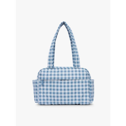 Luka Mini Duffel - FRENCH BLUE GINGHAM