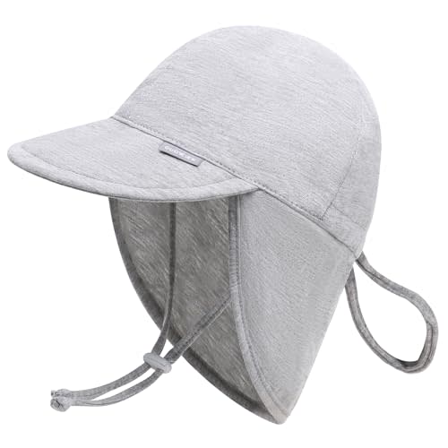 Duoyeree UPF 50+ Baby Sun Hat with Ear and Neck Protection - Toddler Beach Hat for Boys & Girls - Ideal for Summer Fun