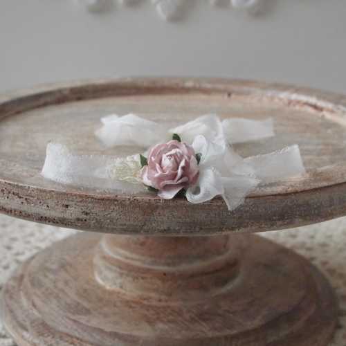 Blush Neutral Newborn Girl Headband Set, Dainty Handmade Photography Props, Newborn Tiebacks