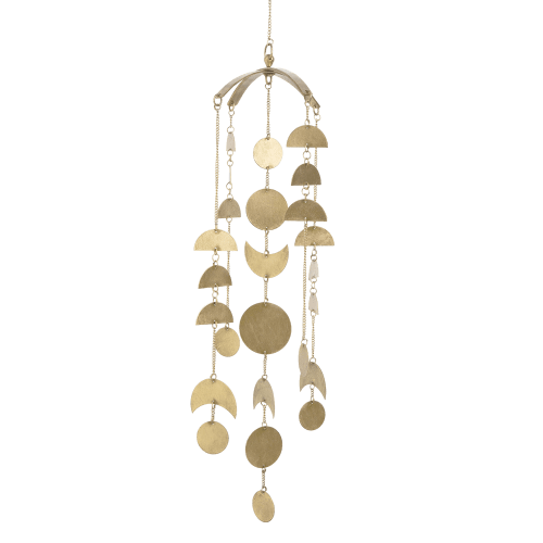 Luna Moon Brass Nursery Ceiling Hanging Decor
