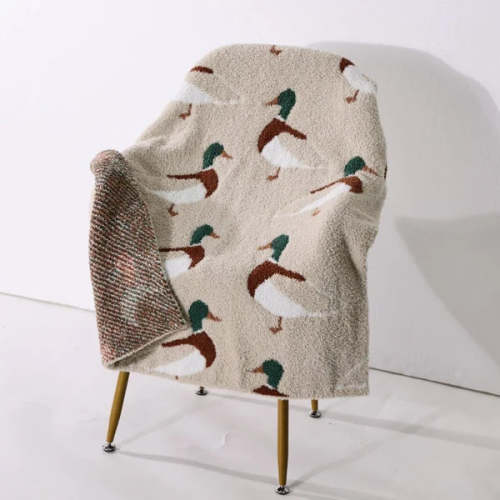 Chenille Baby Blanket | Mallard | 30" x 40"