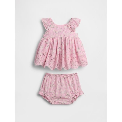 Baby Eyelet Outfit Set