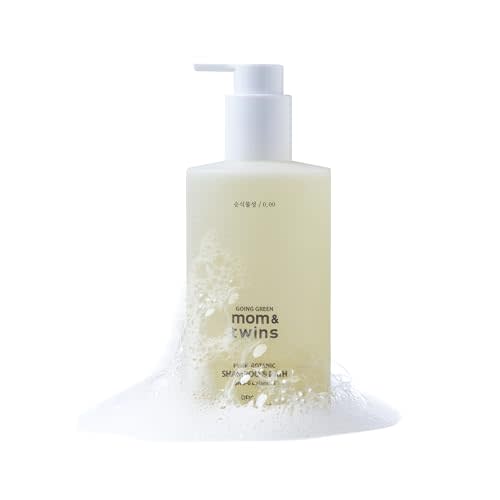 Lyanature SHAMPOO & BATH – Organic Korean Baby & Kids 2-in-1 Shampoo & Body Wash for Newborns, Vegan Cleanser for Hair, Face & Body, Gentle, EWG Verified, Non-Toxic (11.29 fl oz / 320g)