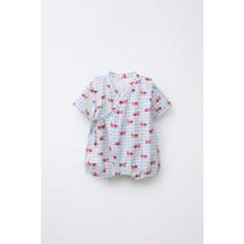 1-9 MONTHS/ GOLDEN FISH PRINTED KIMONO JUMPSUIT - Ecru | ZARA Canada