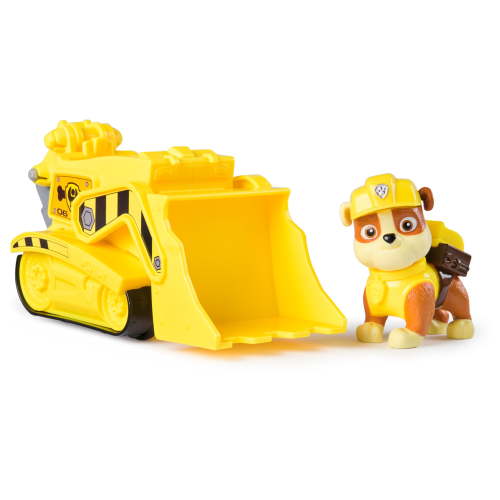 Paw Patrol Collectible Rubble Figure with Bulldozer Toy for Kids Aged 3+