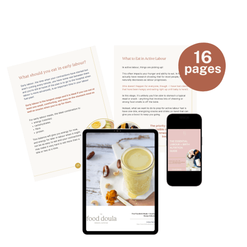 The Essential Labour + Birth Nutrition Guide