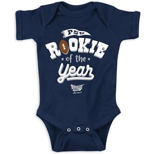 Smack Apparel Rookie of The Year Onesie for Penn State College Fans (NB-18M)