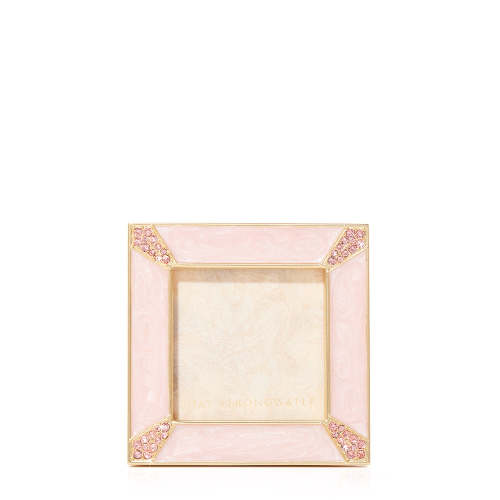 Leland Pavé Corner 2" Frame - Baby Pink