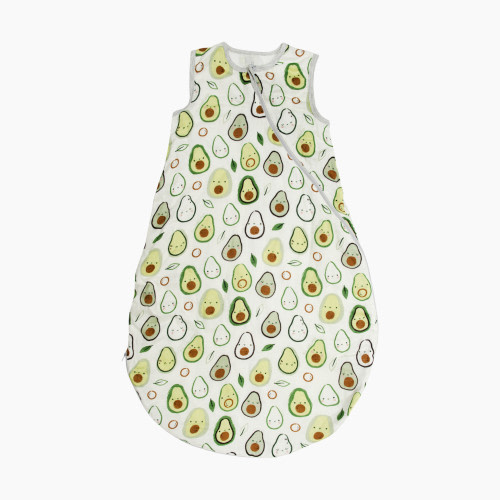 Loulou Lollipop Muslin Sleep Bag 1 TOG - Avocado, 3-12 M