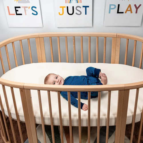 Naturepedic Organic Breathable Oval Mattress (Stokke Sleepi Crib V2)