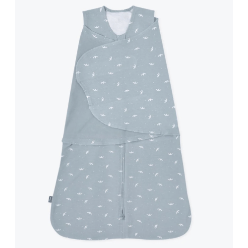 Halo Cotton Swaddle Sack, Newborn, Blue Bird
