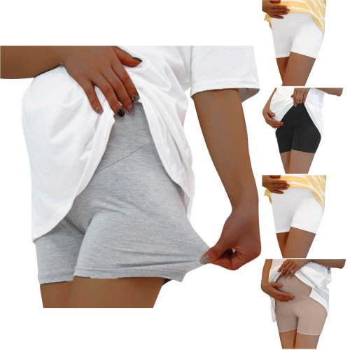 Loopsun Pants for Women, Maternity Shorts, Women's Solid Lightweight Shorts Pregnancy Maternity Leggings Black, XL