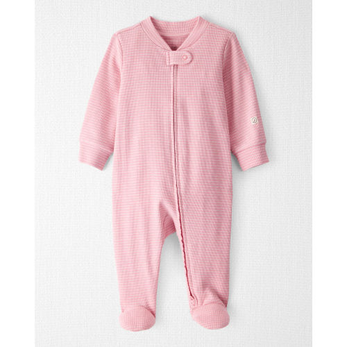 Baby Organic Cotton Sleep & Play in Pink Stripes - Little Planet | Carter's