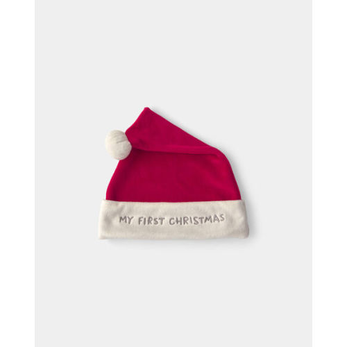 Baby 'My First Christmas' Santa Hat - Red | Carter's
