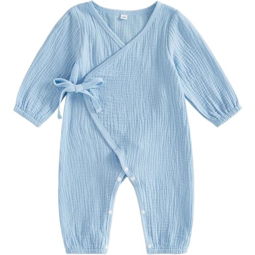Muslin Cotton Wrap Romper