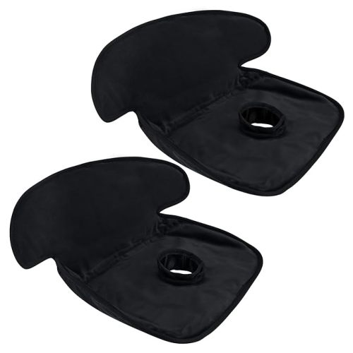 Dry Seat,Car Seat Protector Waterproof Carseat Liner Potty Training Toddlers, Baby and Infants, Piddle Pad for Carseats Strollers (Black, 2 Packs)
