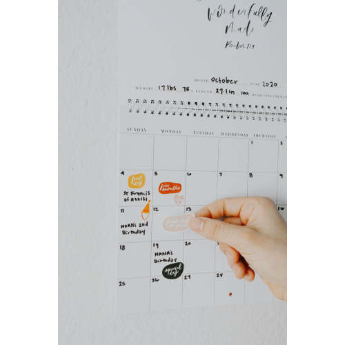 Christian Baby Milestone Calendar – Be A Heart