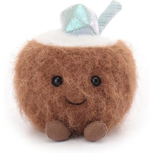 Apricot Lamb Iced Coconut Stuffed Animals Soft Cute Plush Toys 4''