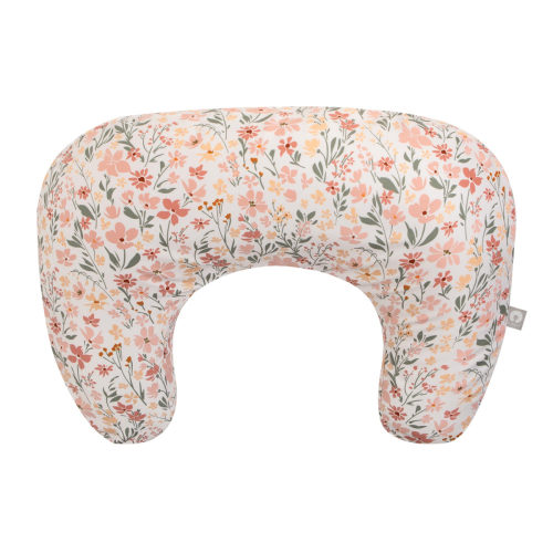 Boppy New Nursing Pillow Dusty Pink Field Flowers Larger, Firmer, More Supportive Pillow for Breastfeeding & Bottle Feeding Firmer Fill, Higher Lift, Larger Area than Original Boppy Nursing Pillow