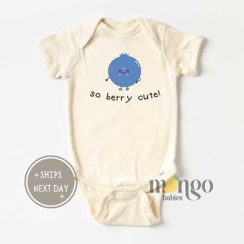 So Berry Cute Baby Onesies® Brand Blueberry Baby Outfit Cute Blueberry Baby Shower Gift for Baby Funny Kids Shirt Cute Baby Gift Fruits Food