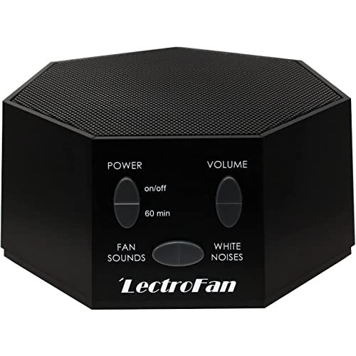 LectroFan High Fidelity White Noise Machine with 20 Unique Non-Looping Fan and White Noise Sounds and Sleep Timer