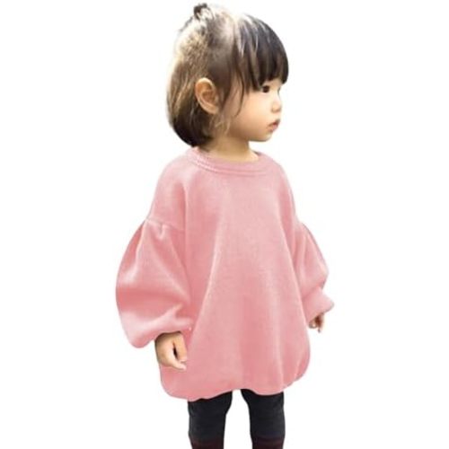 GRNSHTS Baby Girls Loose Long Sleeve Knit Sweater