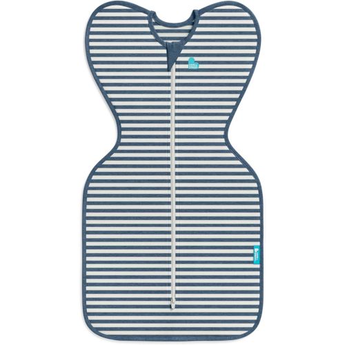 Love to Dream Swaddle UP, Baby Sleep Sack, Self-Soothing Swaddles for Newborns, Improves Sleep, Snug Fit Helps Calm Startle Reflex, New Born Essentials for Baby, 8-13lb, Denim