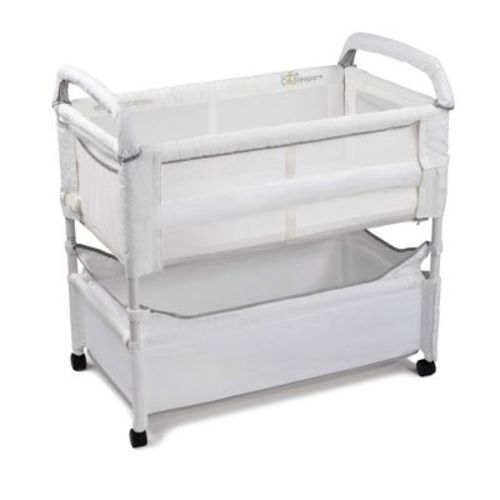Arm's Reach Clear-Vue Co-Sleeper Bassinet - White