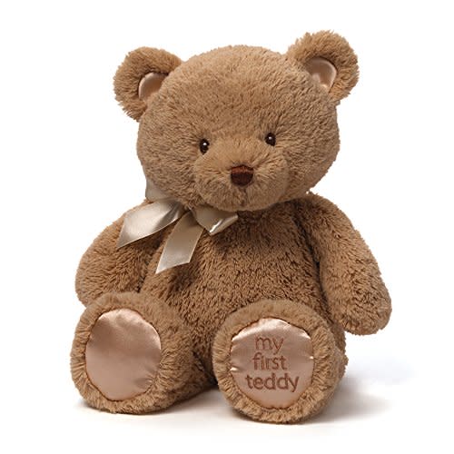GUND Baby My First Teddy Bear, Ultra Soft Animal Plush Toy for Babies and Newborns, Tan, 15”