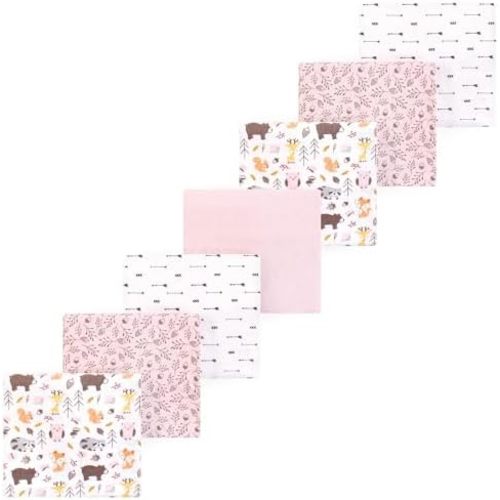 Luvable Friends Little Treasure Flannel Receiving Blankets 7pk