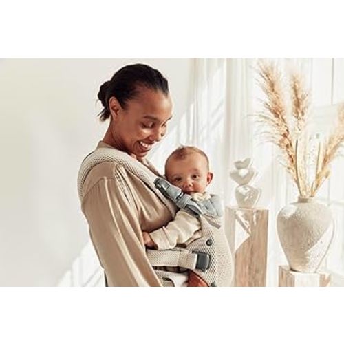 BabyBjorn Baby Carrier Harmony, 3D Mesh, Cream