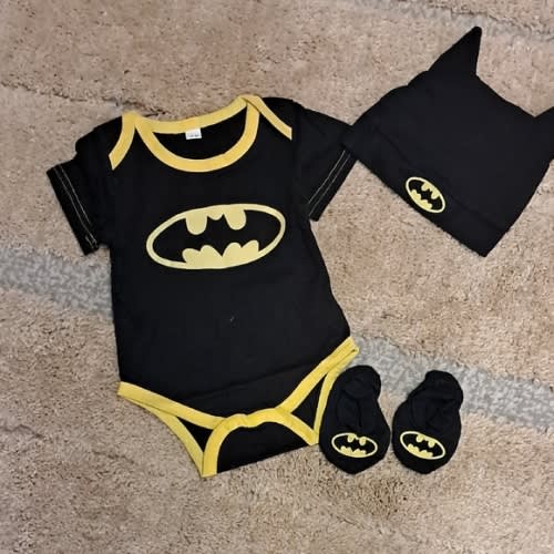 Baby Batman 3 Piece Outfit.