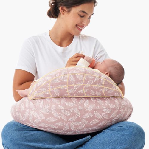 Adjustable Nursing Pillow in Classic Grey – Momcozy