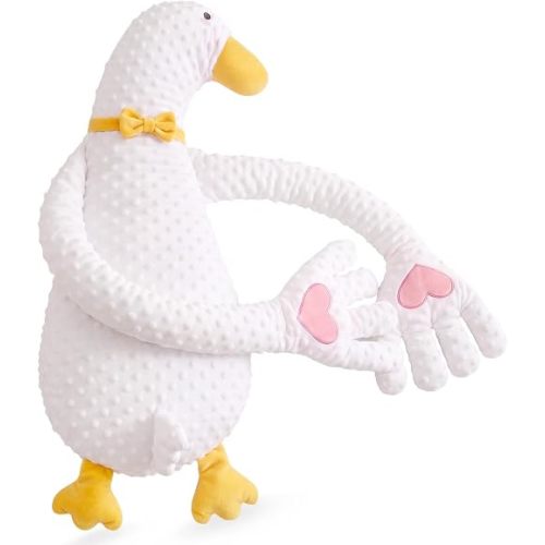 Animal Stuffed Plush Toy, 25.5" White Goose Plush Doll,Large Animal Pillow