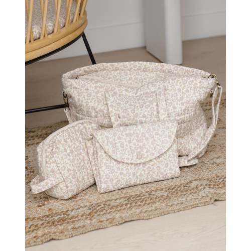 Diaper Bag + Changing Mat Wildflower Woven