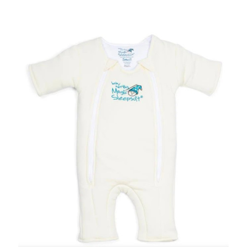 Cream Baby Merlin’s Magic Sleepsuit | Soft 100% Cotton Infant Sleepsuit