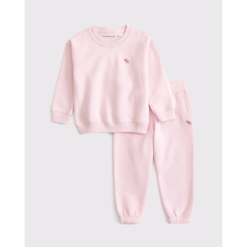 toddler essential icon crew sweatshirt set