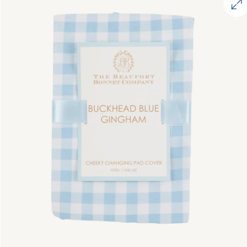 Changing Pad Cover - Buckhead Blue Gingham
