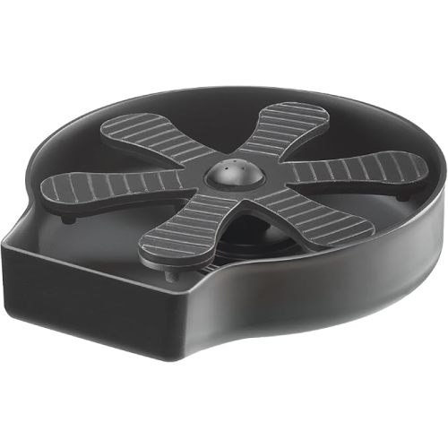 Homewerks GR001MB Glass Rinser for Kitchen Sinks, Bar Glass Rinser Matte Black