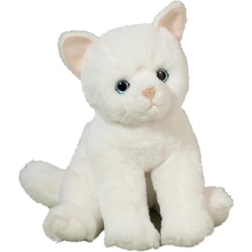 Douglas Winnie White Kitty Cat Softie Plush Stuffed Animal