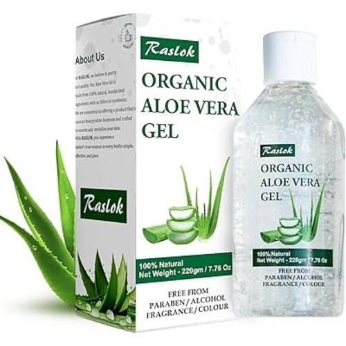 Aloe Vera Gel | 99% Pure Natural Aloe Gel For Moisturizing Face Skin & Hair Care,Durable Moisturizing Hydrating Soothing, Non-Sticky (7.7 OZ)