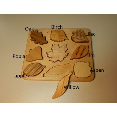 Wood Puzzle Wooden Puzzle leaf Busy Board Toy Christmas Gift Toddler Puzzles Baby Toy Fat Brain Toys Educational Montessori Toy