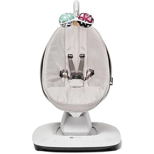 4moms MamaRoo Multi-Motion Baby Swing, Bluetooth Enabled with 5 Unique Motions, Grey