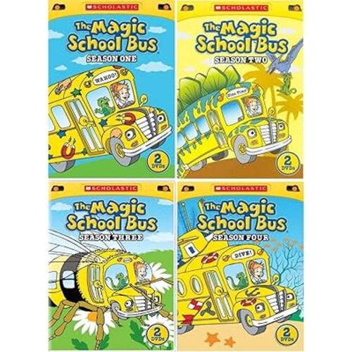 The Magic School Bus Complete Series: Seasons 1-4 (8 Disc DVD Set)