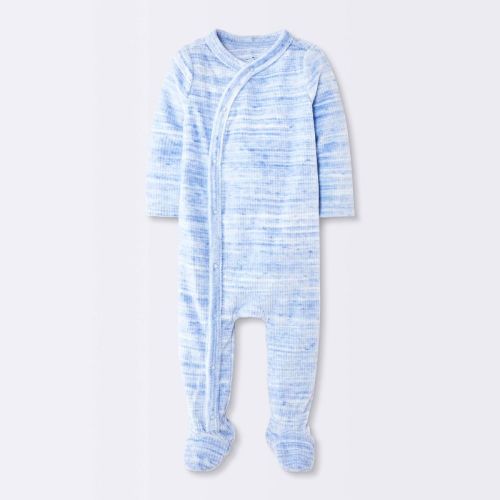 Baby Boys' Blue Velour Sleep N' Play - Cloud Island™ Blue 3-6M