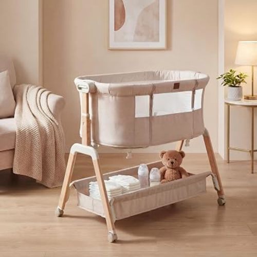 Baby 3-in-1 Adjustable Bassinet Bedside Sleeper