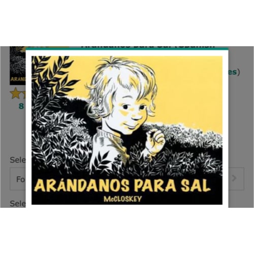 Arandanos Para Sal book by Robert McCloskey