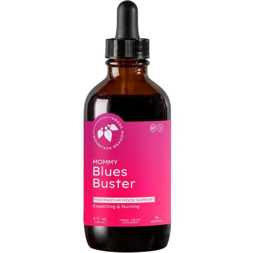 Mountain Meadow Herbs Mommy Blues Buster Herbal Mood Supplement - 4oz - Boost Your Mood, Lift Your Spirits for a Calm, Positive Mind