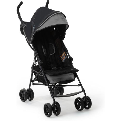 Ingenuity 3D Mini Convenience Stroller – Lightweight Stroller with Compact Fold, Multi-Position Recline, Canopy with Pop Out Sun Visor and More – Umbrella Stroller for Travel and More, Gray